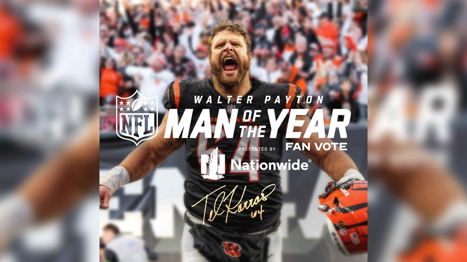 Ted Karras Named Winner of Nationwide’s Charity Challenge