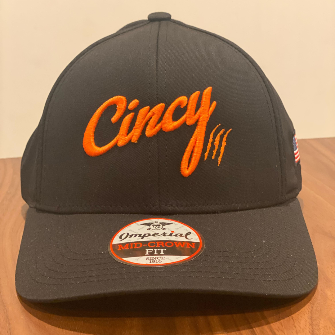 Mid-Crown Cincy Hat - Black