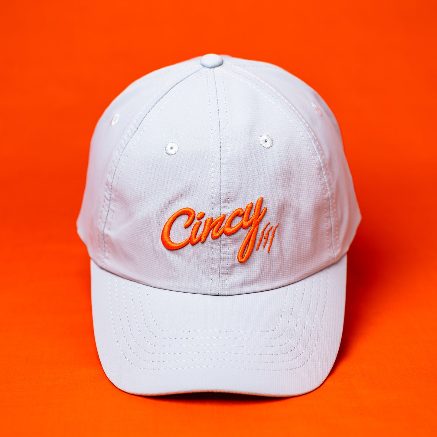 Lightweight Performance Cincy Hat - Light Grey