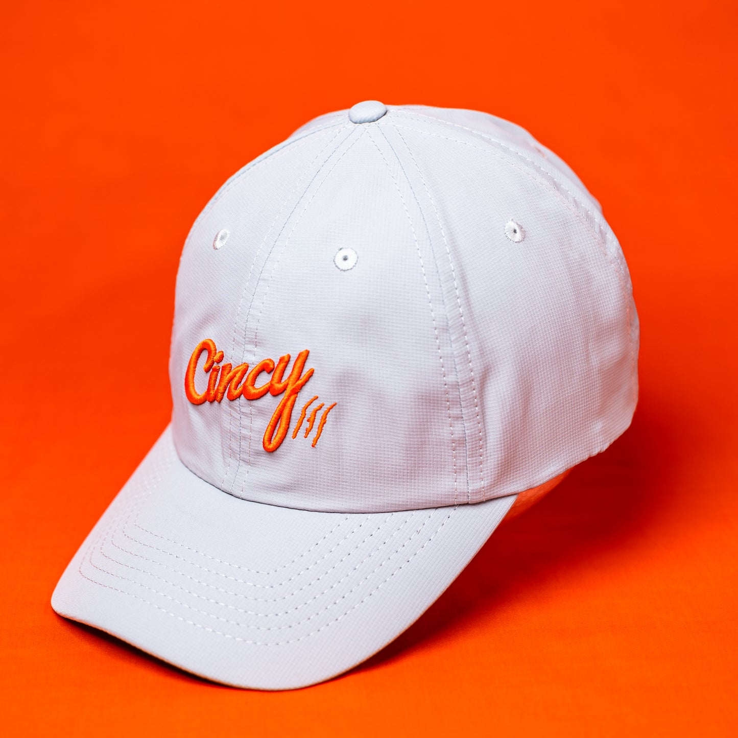 Lightweight Performance Cincy Hat - Light Grey