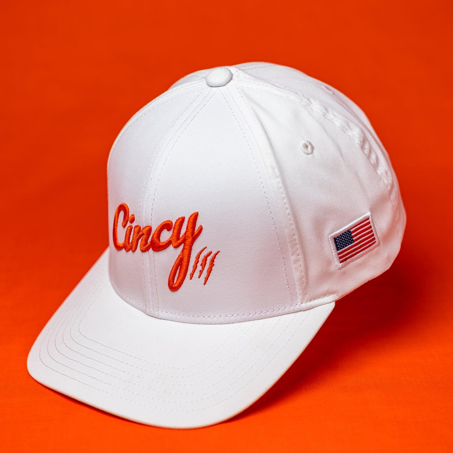 Mid-Crown Cincy Hat - White