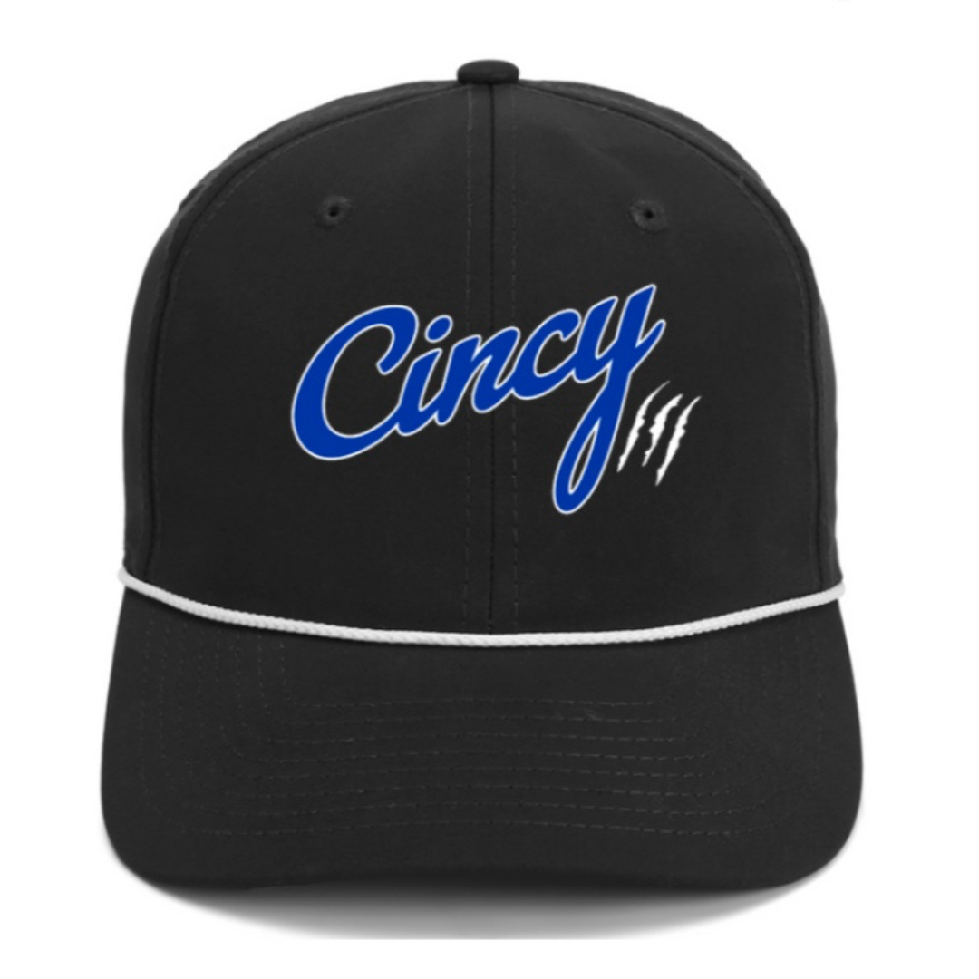 Walton Verona - Black Adult Rope Hat - Eclipse Logo