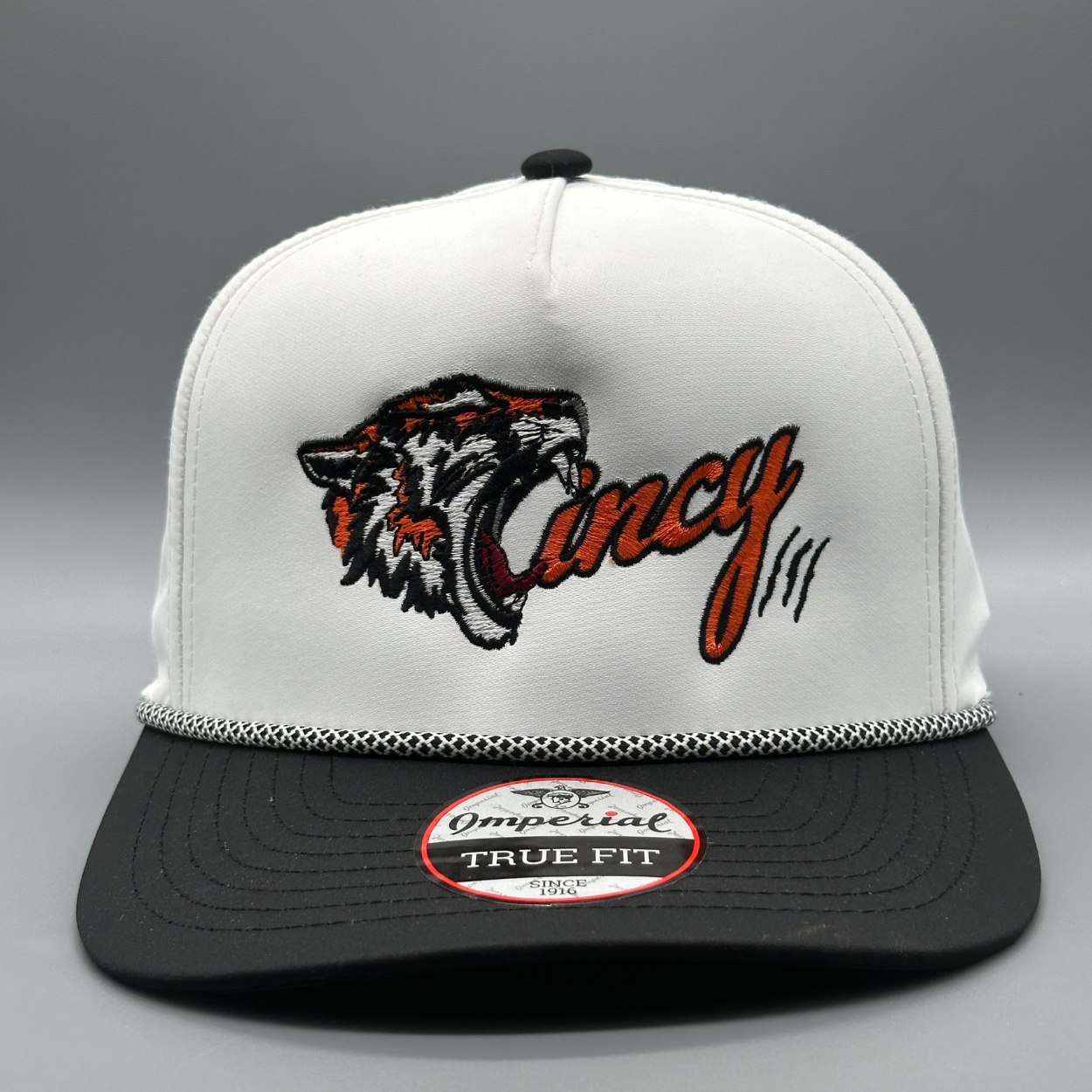 Roaring Tiger Cincy - 5 Panel Rope Hat - TWO TONE