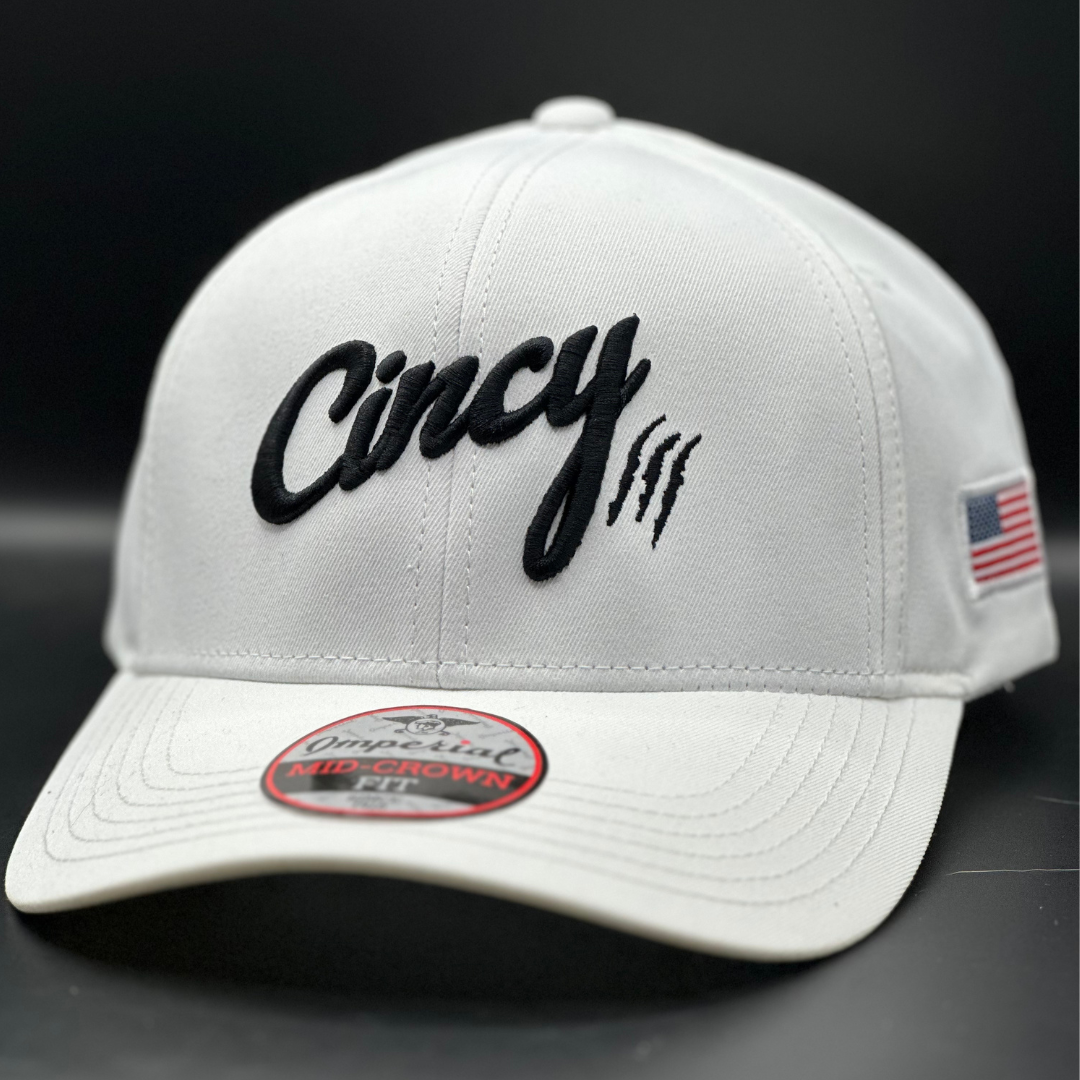 Mid crown top baseball caps