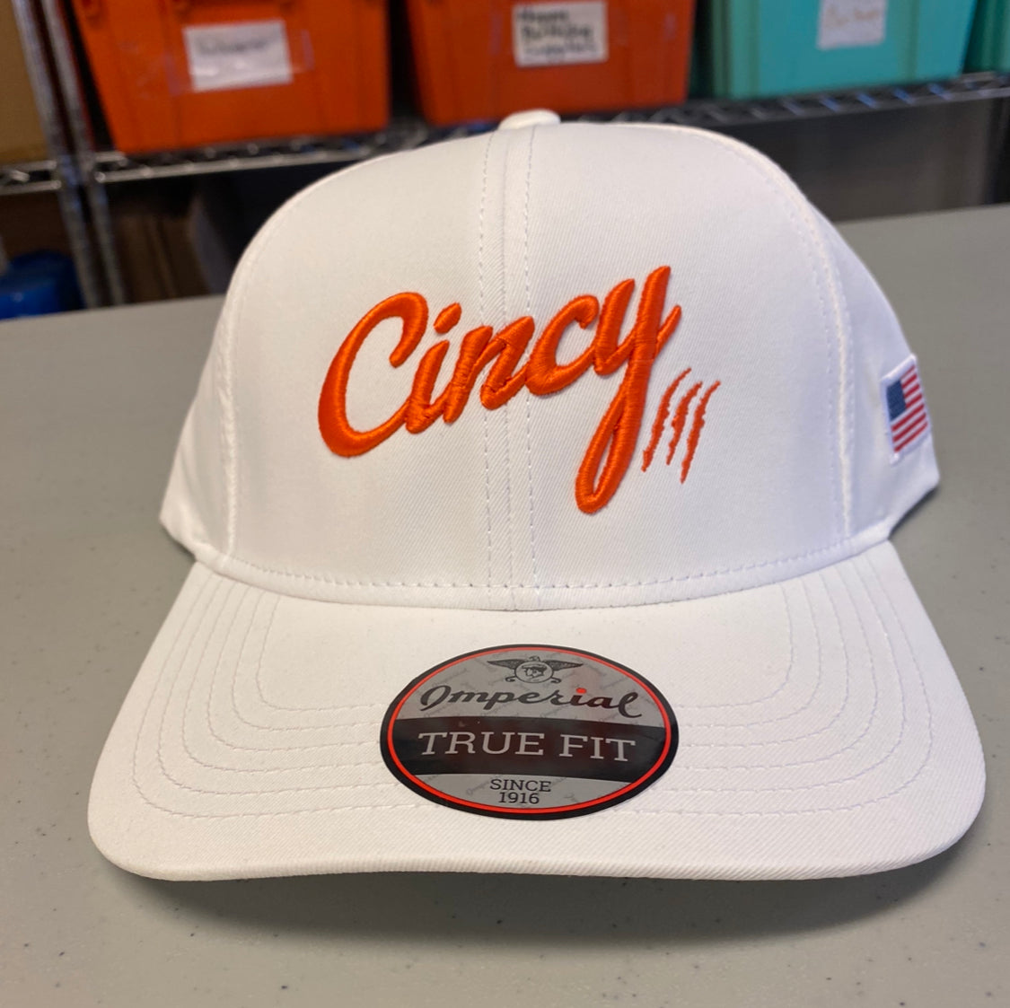 Mid-Crown Cincy Hat - White