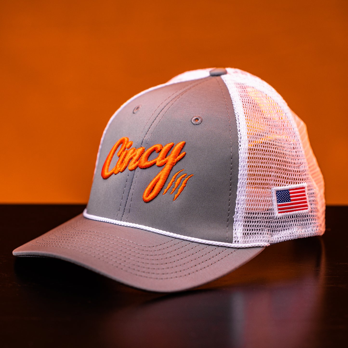Mesh Back Hat - Gray