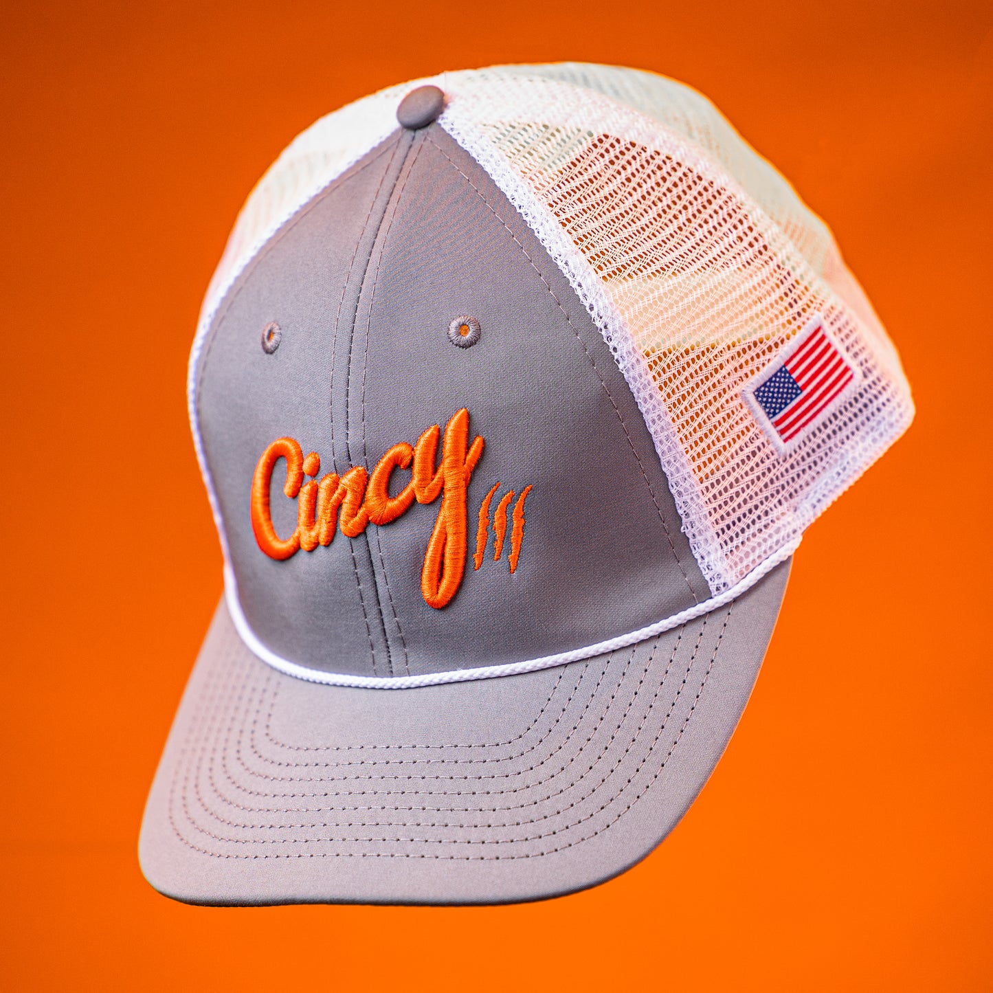 Mesh Back Hat - Gray