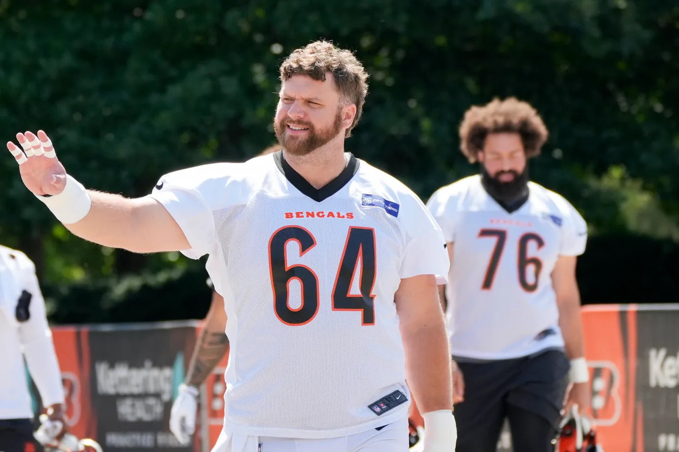 Bengals’ Ted Karras Joins Findlay Market Parade to Celebrate Reds and Rep Cincy Hat