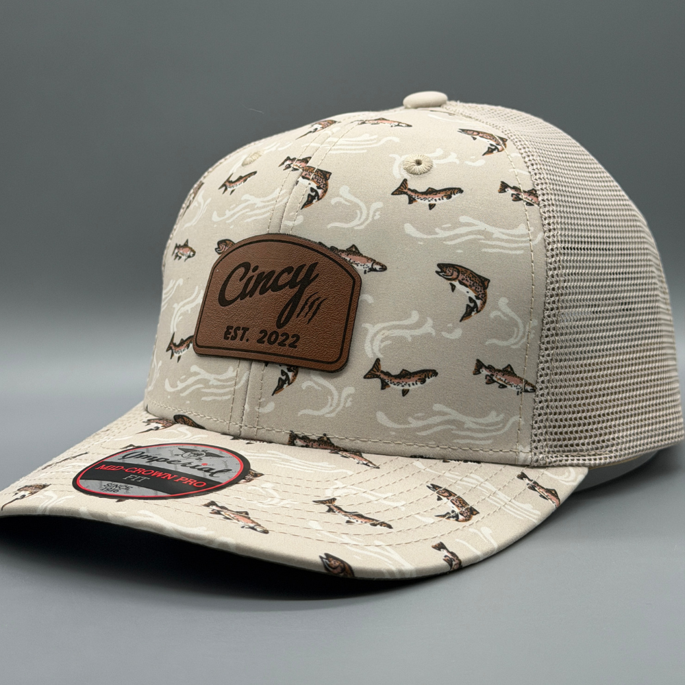 The Trout Hat - Leather Patch