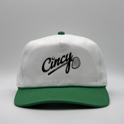 Cincy Golf Logo - Soft Rope Hat - Green and White