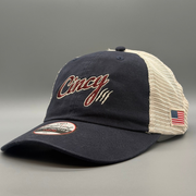 Low-Profile Mesh - Navy w/ Red Logo