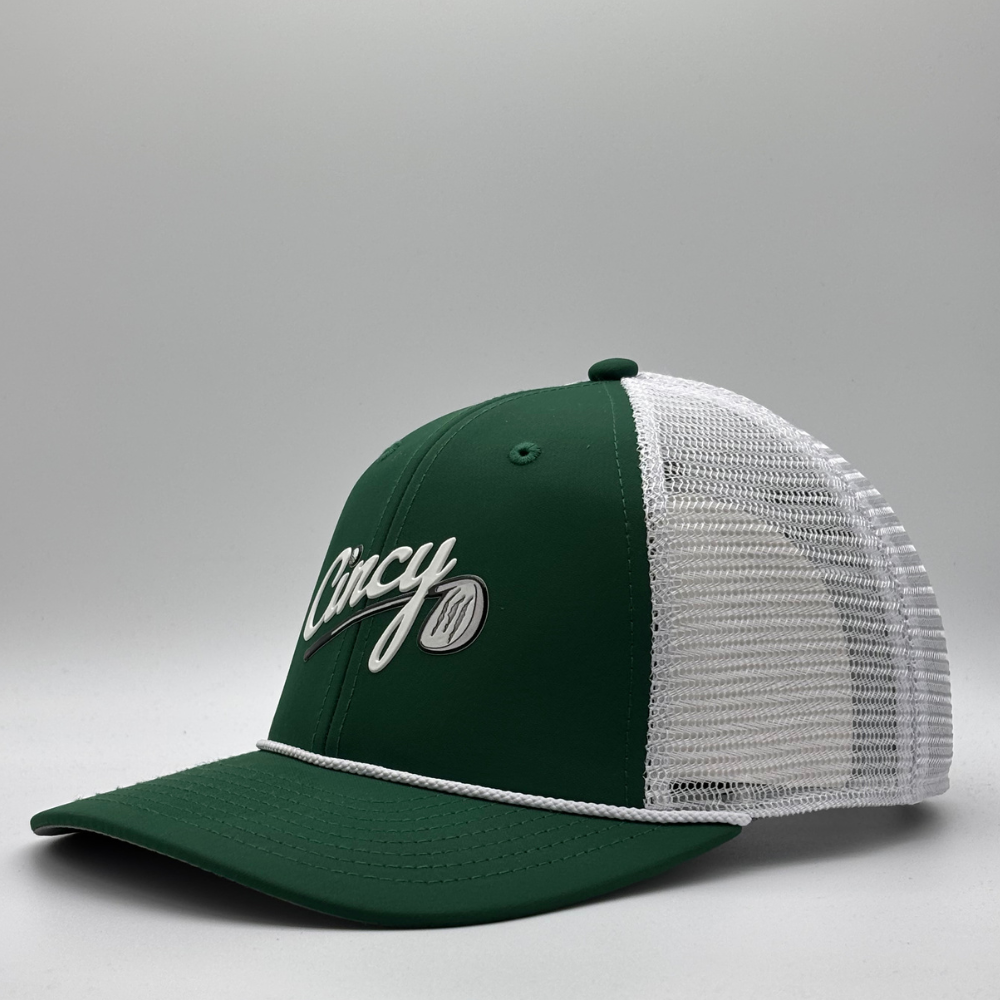 Cincy Golf Logo - Mid-Crown Mesh - Green