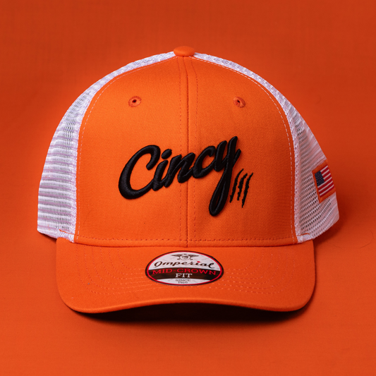 Mesh Back Hat - Orange