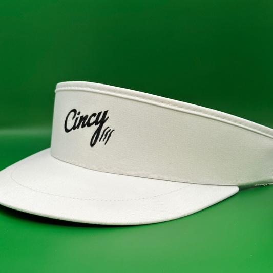 The Tour Visor - White w/ Black