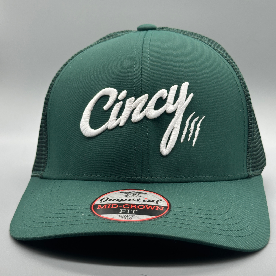 Mid-Crown Mesh Back - Forest Green