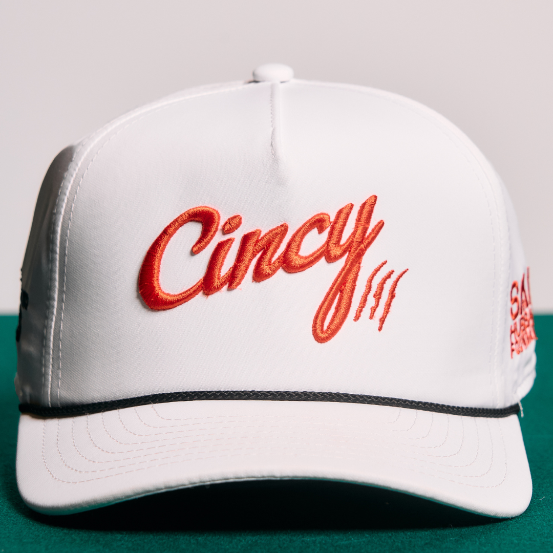 The Cincinnati Kid Collab - White 5 Panel Rope Hat