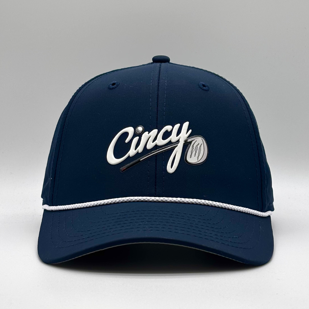 Cincy Golf Logo - Mid-Crown Ballcap - Navy