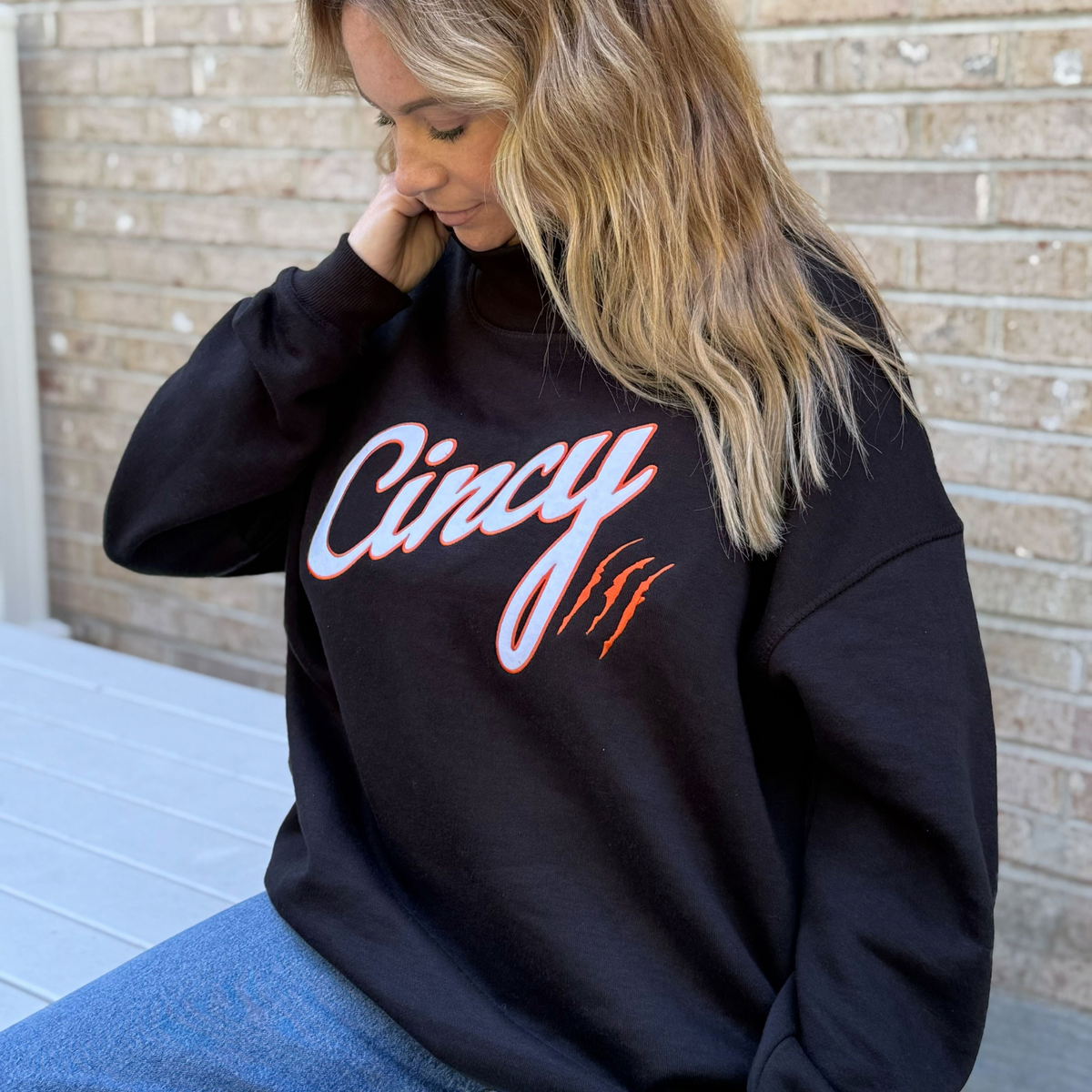 Oversized Black Mock Neck (ships in 2-3 weeks)