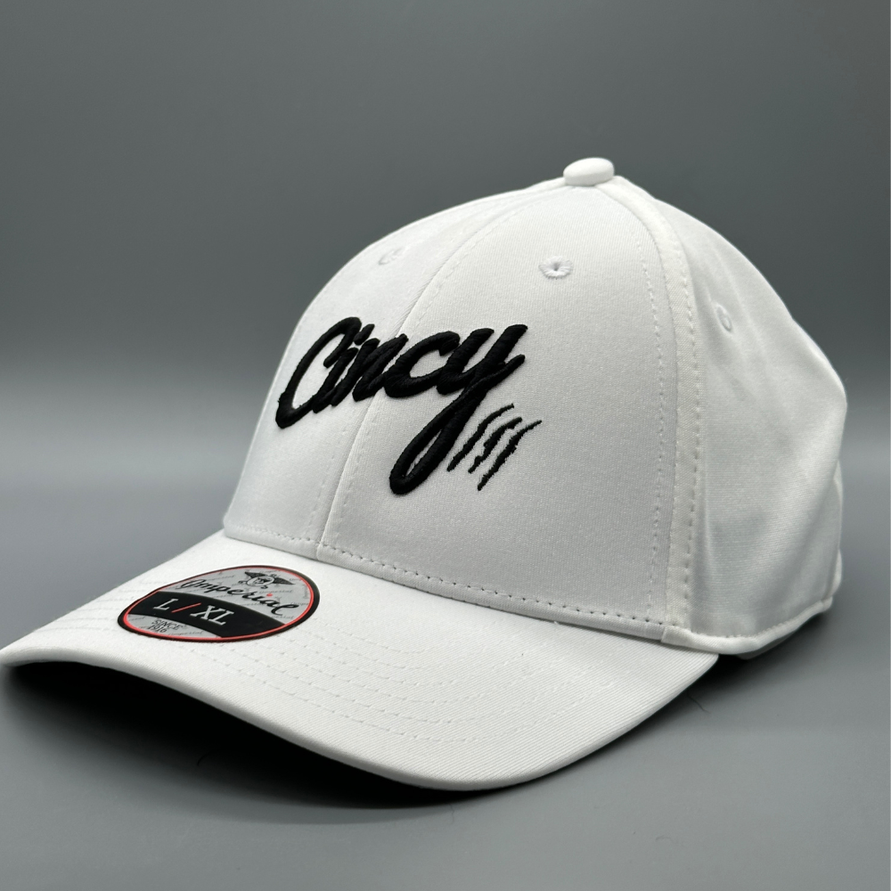 Flex Fit - White w/ Black Logo