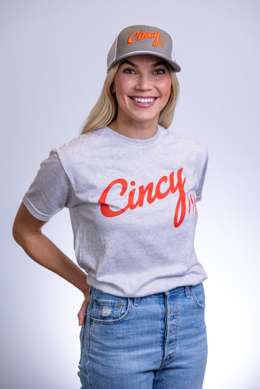 The Cincy T Shirt - Heather White