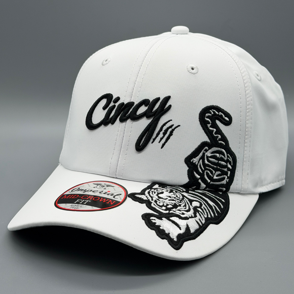 The Cincy Tiger Patch Hat - White Out Edition