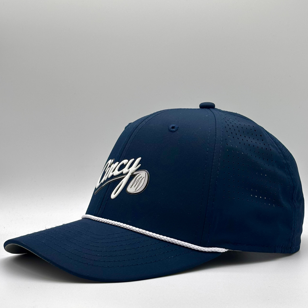 Cincy Golf Logo - Mid-Crown Ballcap - Navy