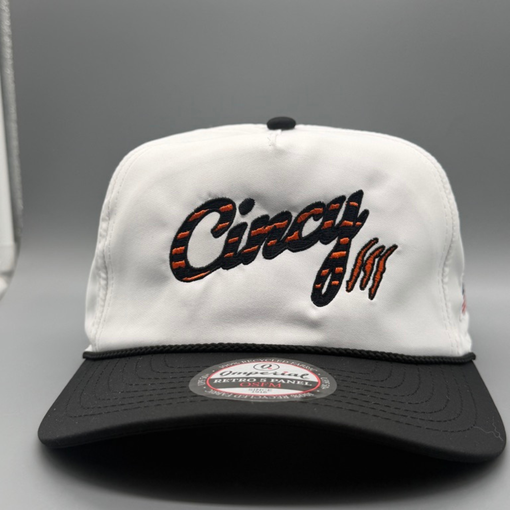 Striped Cincy - The Soft Rope Hat - Two Tone