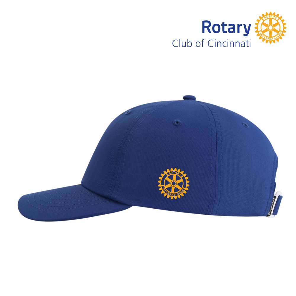 [PRE-ORDER] Rotary Club of Cincinnati - Lightweight Performance Cap - Cobalt