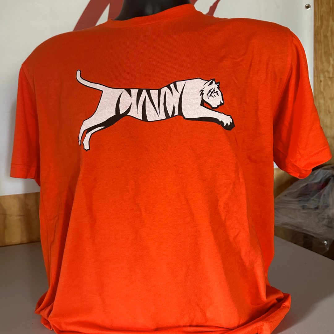 ORANGE Jumping Cincy Tiger by Hollis Strunk