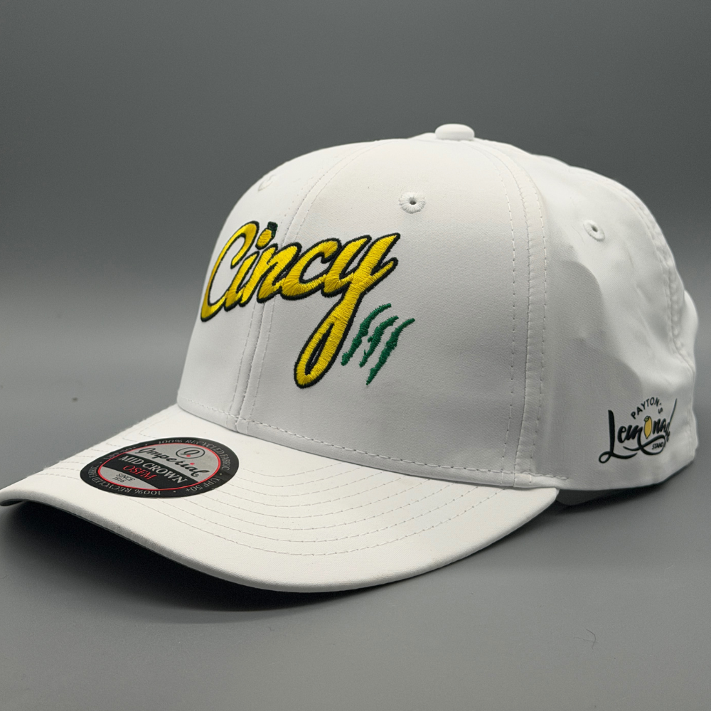 [PRE-ORDER] Payton's Lemonade Stand Collab - White Mid-Crown Ballcap