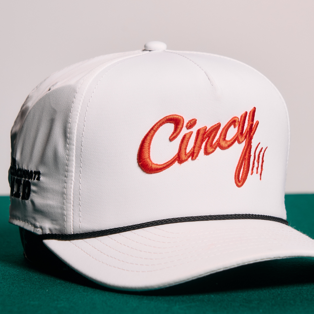 The Cincinnati Kid Collab - White 5 Panel Rope Hat