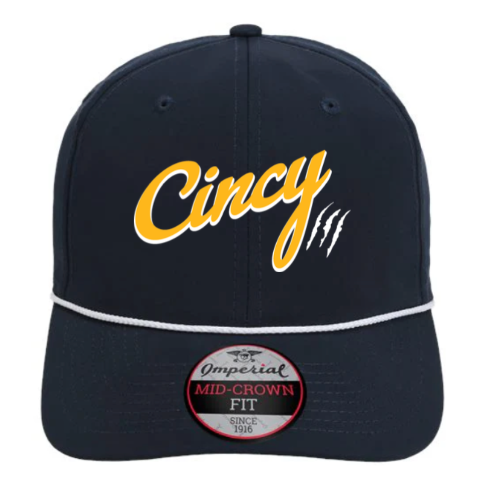[PRE-ORDER} St. Ignatius - Mid-Crown Rope Hat - NAVY
