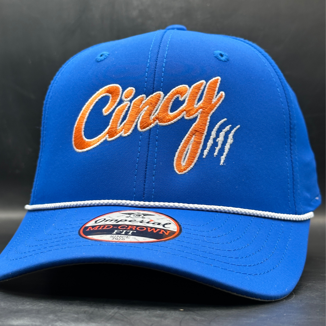 Blue Mid-Crown Rope Hat w/ Eclipse Logo