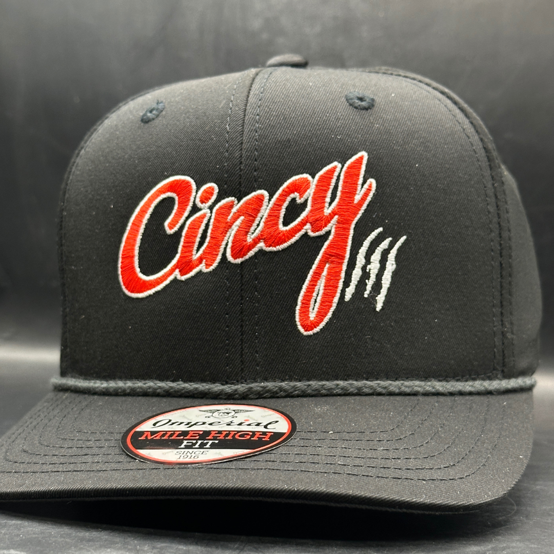 Baseball Series - Black Mile High Fit