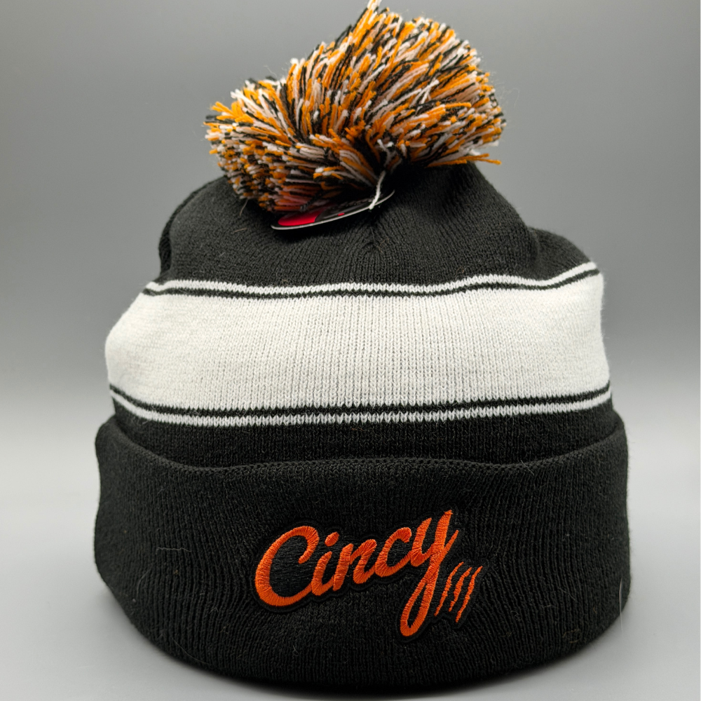 The Varsity Beanie - Orange Logo