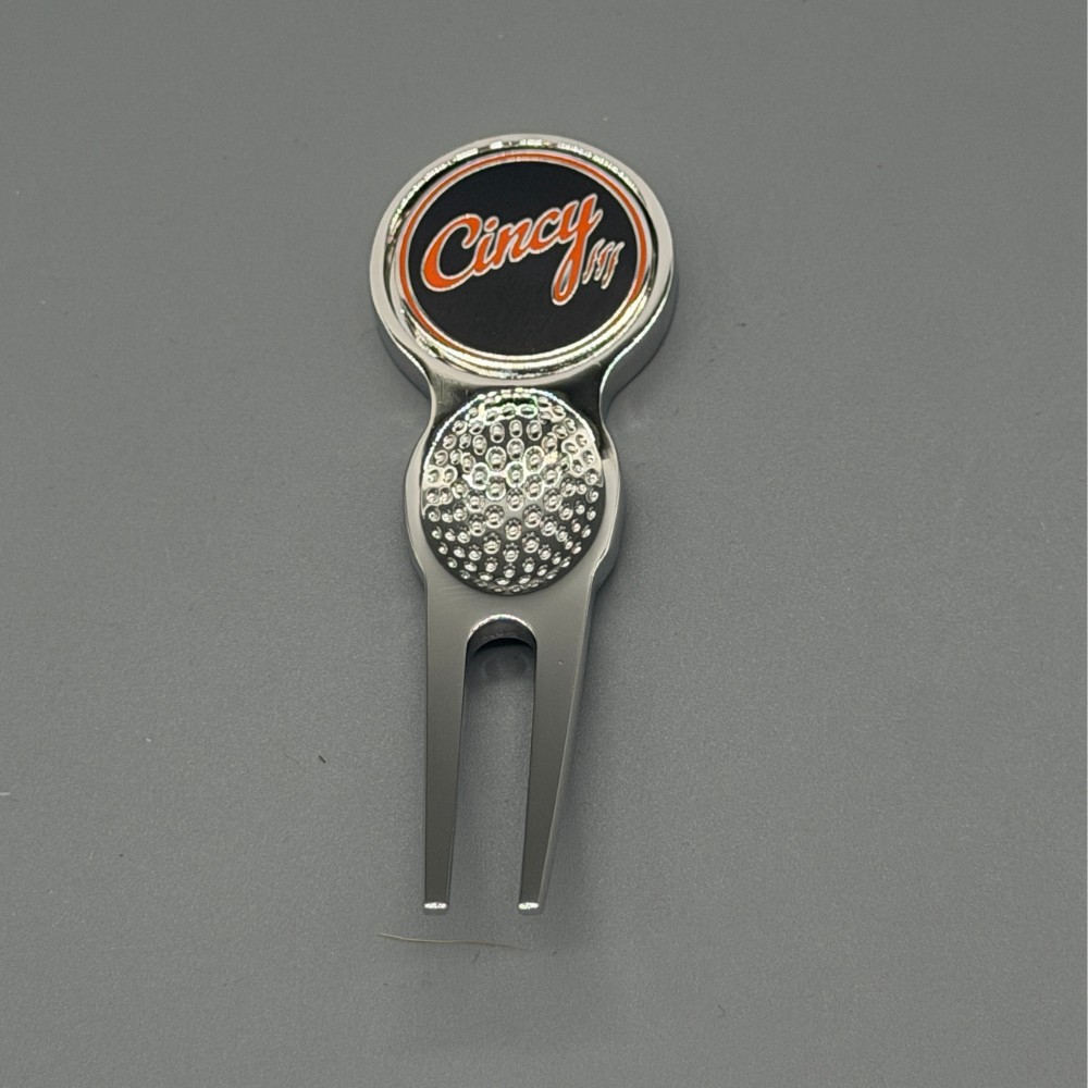 Cincy Golf Divot Tool with Magnetic Ball Marker