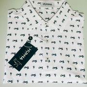 The Cincy Golf Polo - Hunna Shirts Collab - WHITE