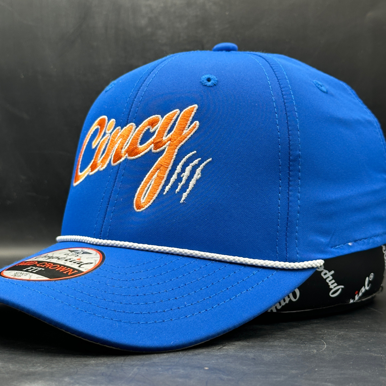 Blue Mid-Crown Rope Hat w/ Eclipse Logo