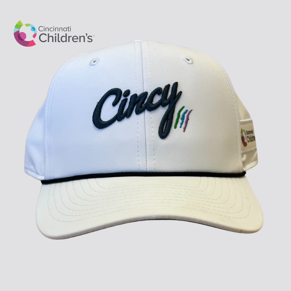 [PRE-ORDER] Cincinnati Children's - White Mid-Crown Rope Hat