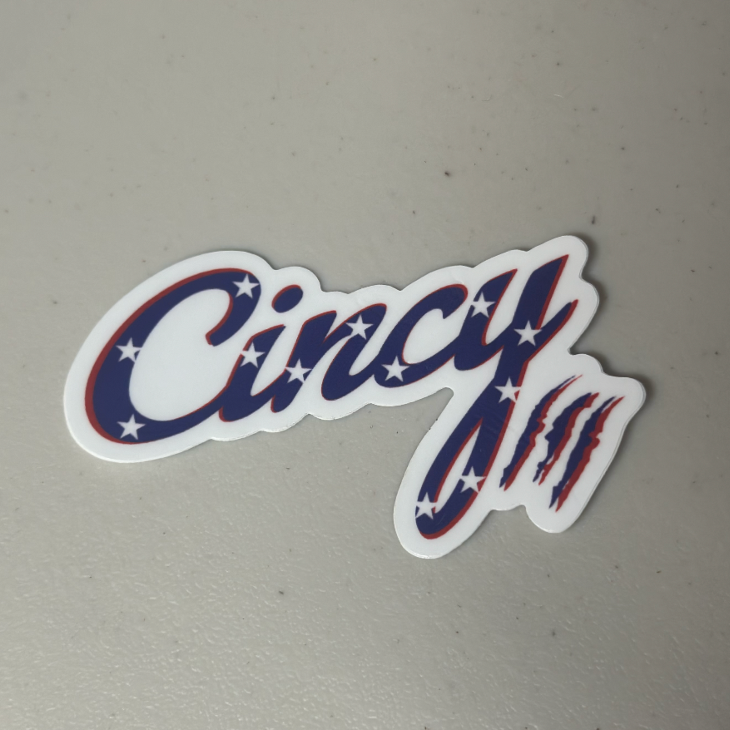 Cincy Logo Sicker - USA Flag