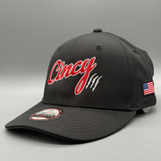 Mid-Crown Performance Hat - Red Eclipse Logo