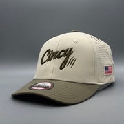 Cincy Airflow - Mid-Crown - Putty and Olive Two Tone