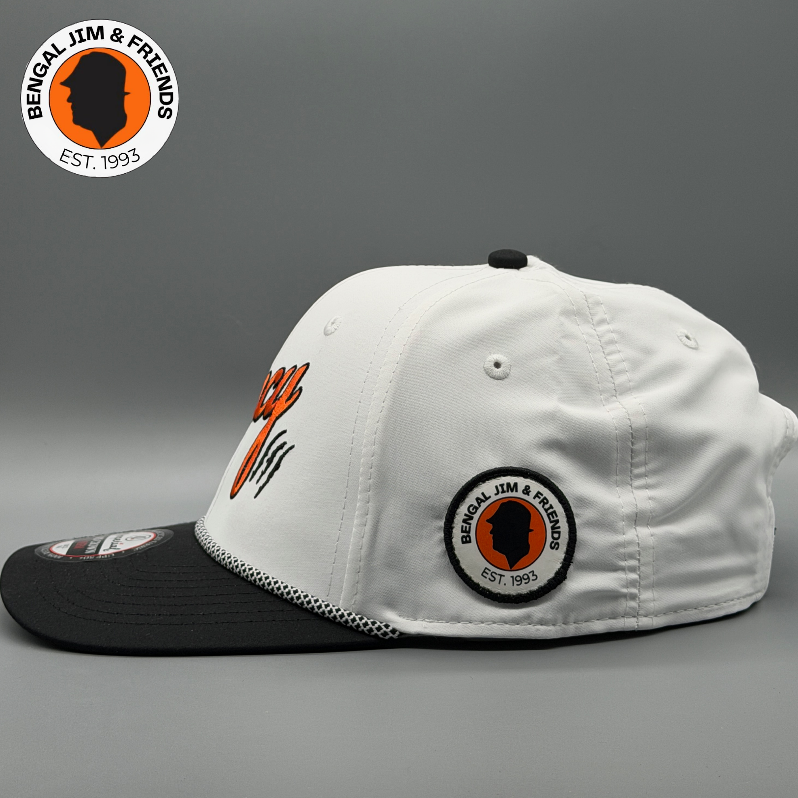 Bengal Jim & Friends Collab Mid-Crown Two Tone - Side patch