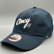 Junior Fit Performance - Navy w/ White Logo