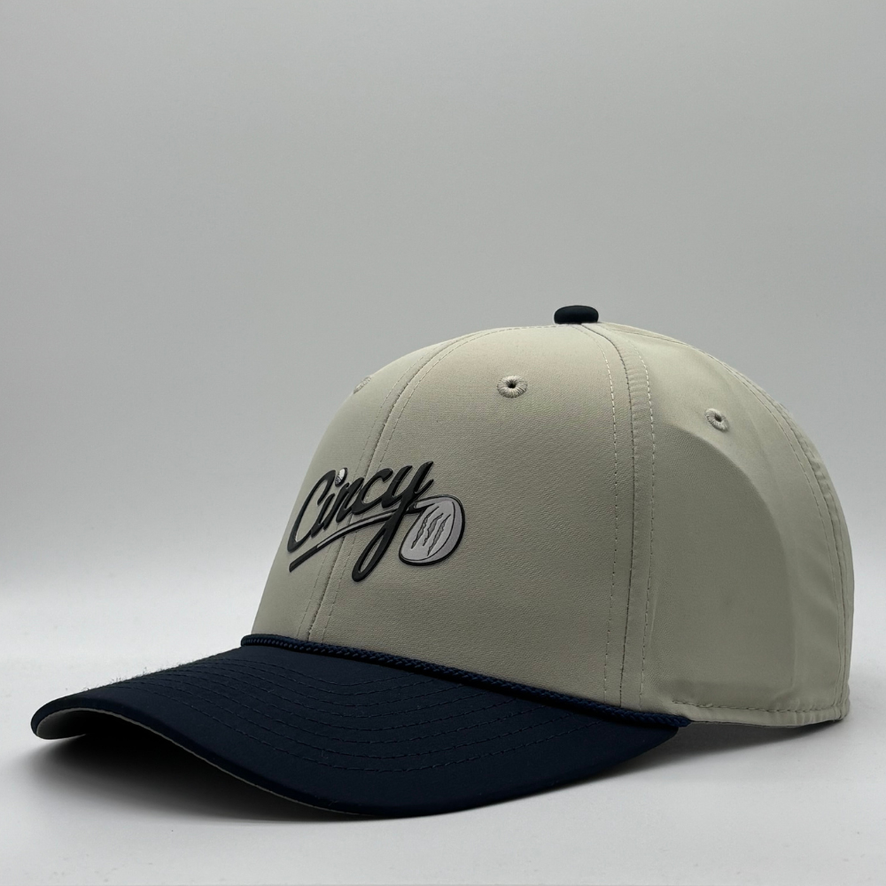 Cincy Golf Logo - Mid-Crown Rope - Putty Navy