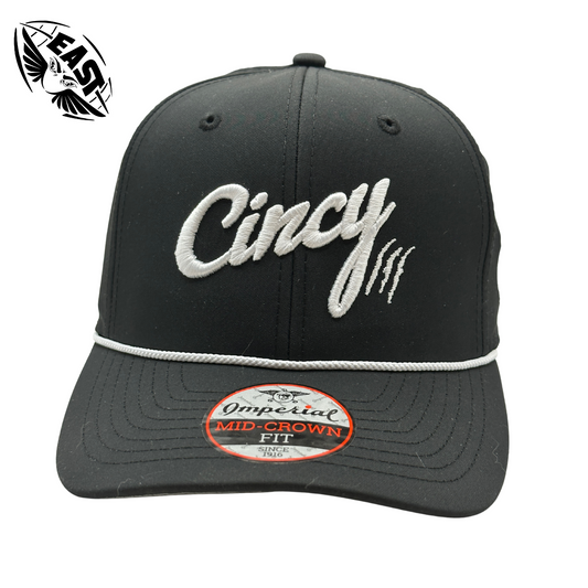 [PRE-ORDER] Lakota East Thunderhawks - Black Mid-Crown Rope Hat