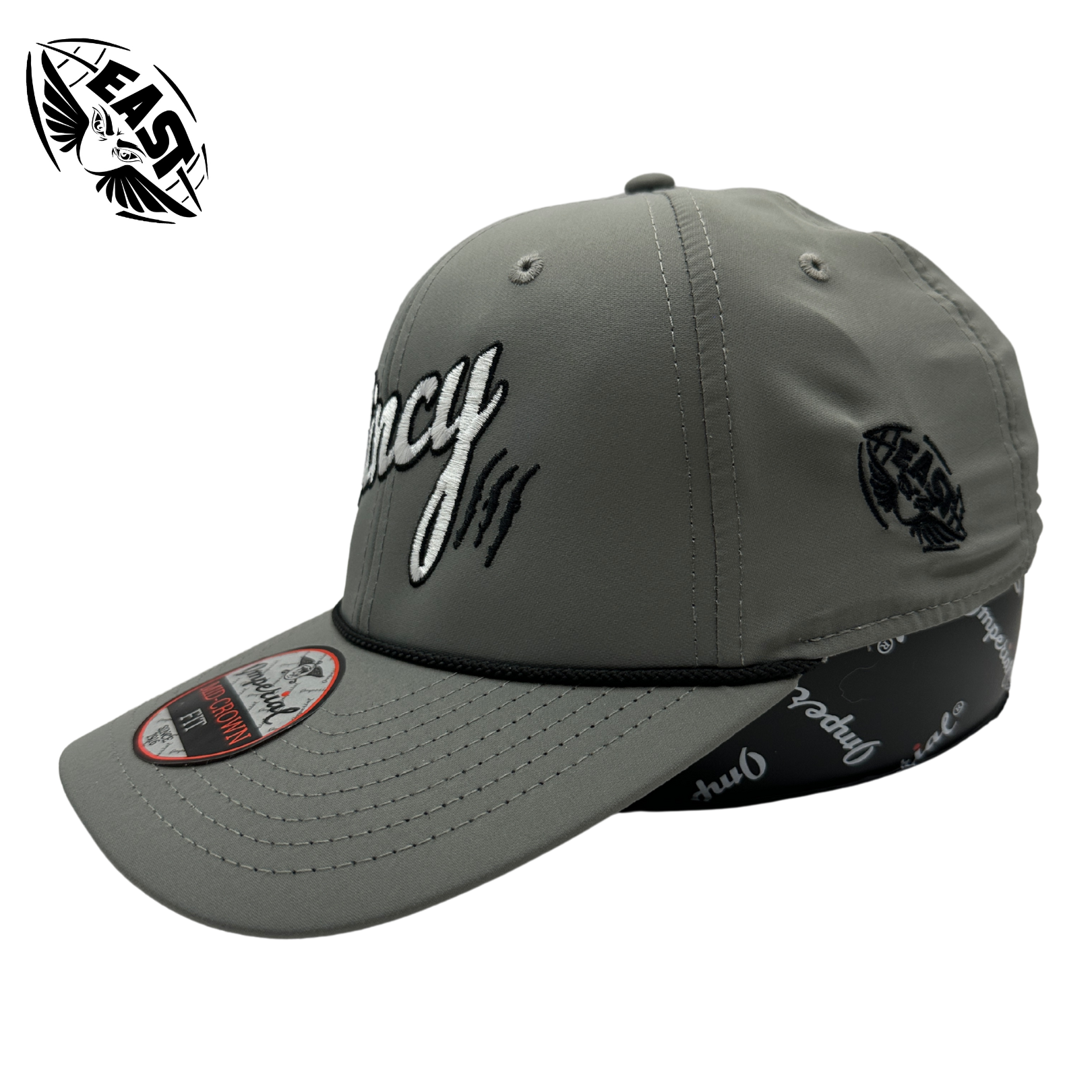 [PRE-ORDER] Lakota East Thunderhawks - Grey Mid-Crown Rope Hat