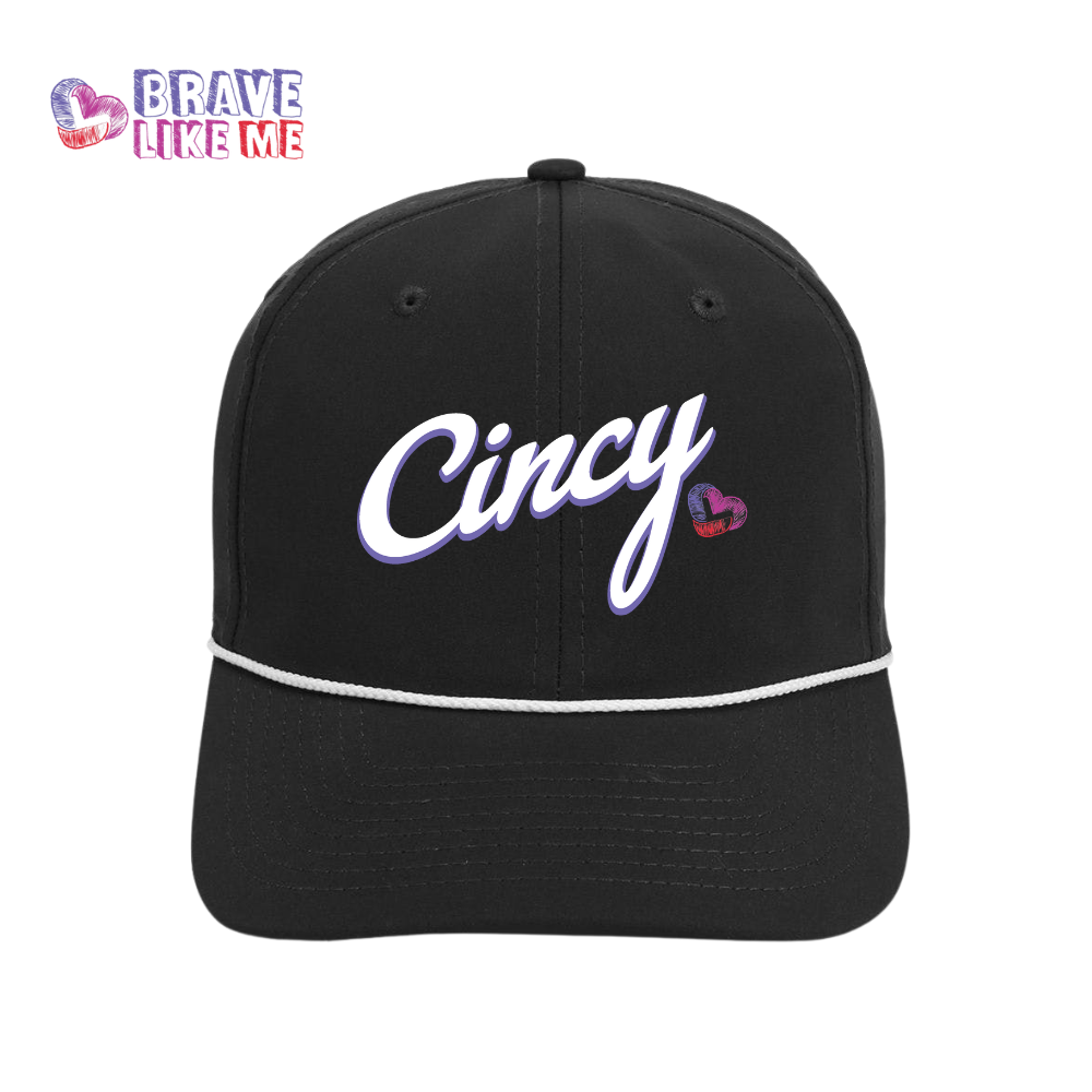 [PRE-ORDER] Brave Like Me - Mid-Crown Rope Hat - BLACK