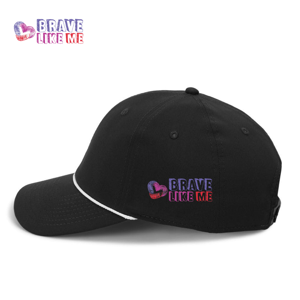 [PRE-ORDER] Brave Like Me - Mid-Crown Rope Hat - BLACK