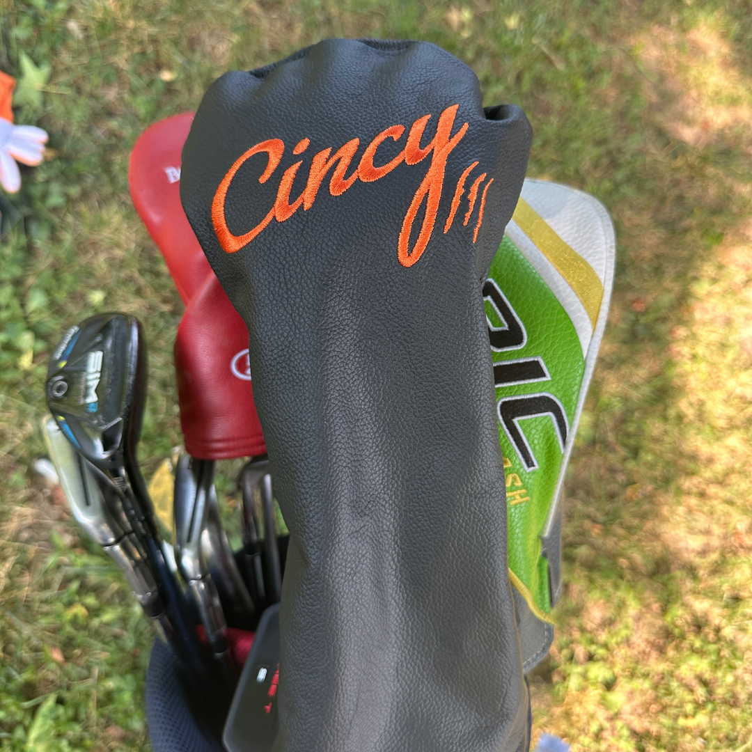 Cincy Golf Headcover - Black